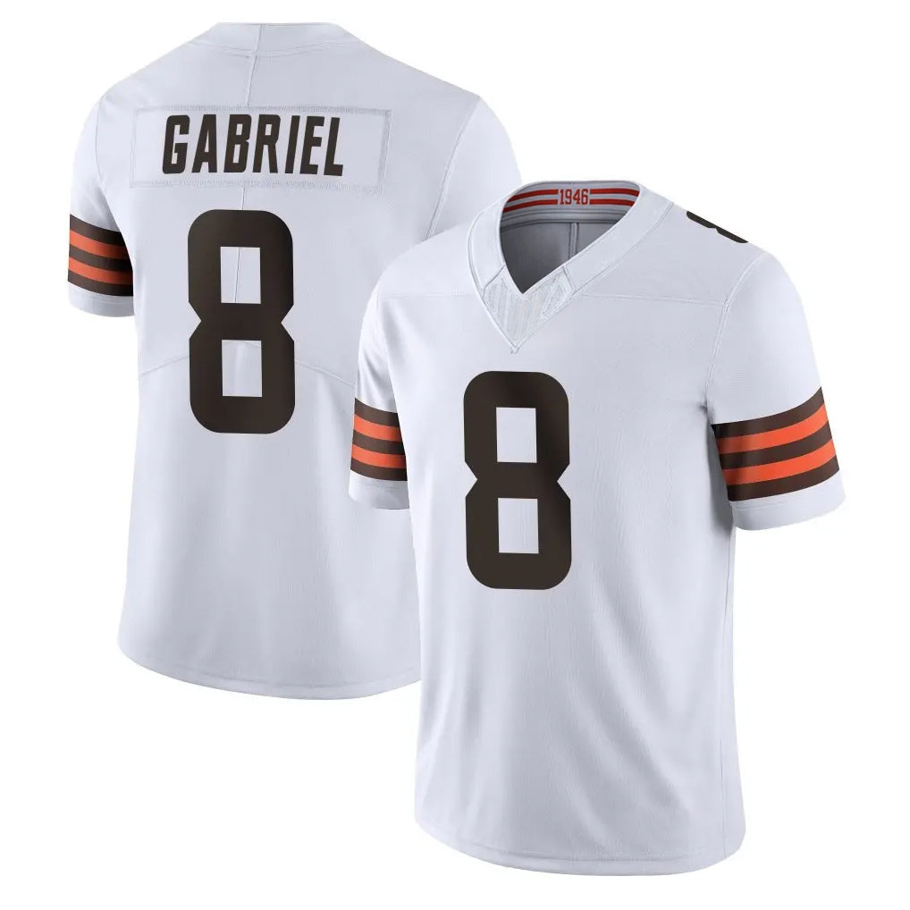 C.Browns #8 Dillon Gabriel Player White Vapor F.U.S.E. Limited Home Game Hdoa Stitched Jerseys