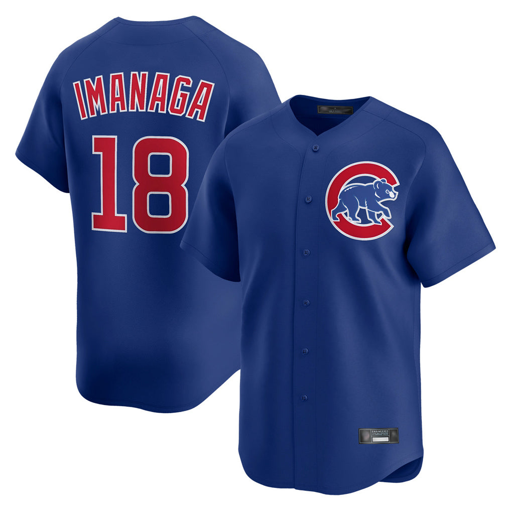 C.Cubs #18 Shota Imanaga Player Royal Limited Home Hdoa Stitched Jerseys