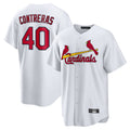 St. Louis Cardinals #40 Willson Contreras Player White Home Game Hdoa Stitched Jerseys