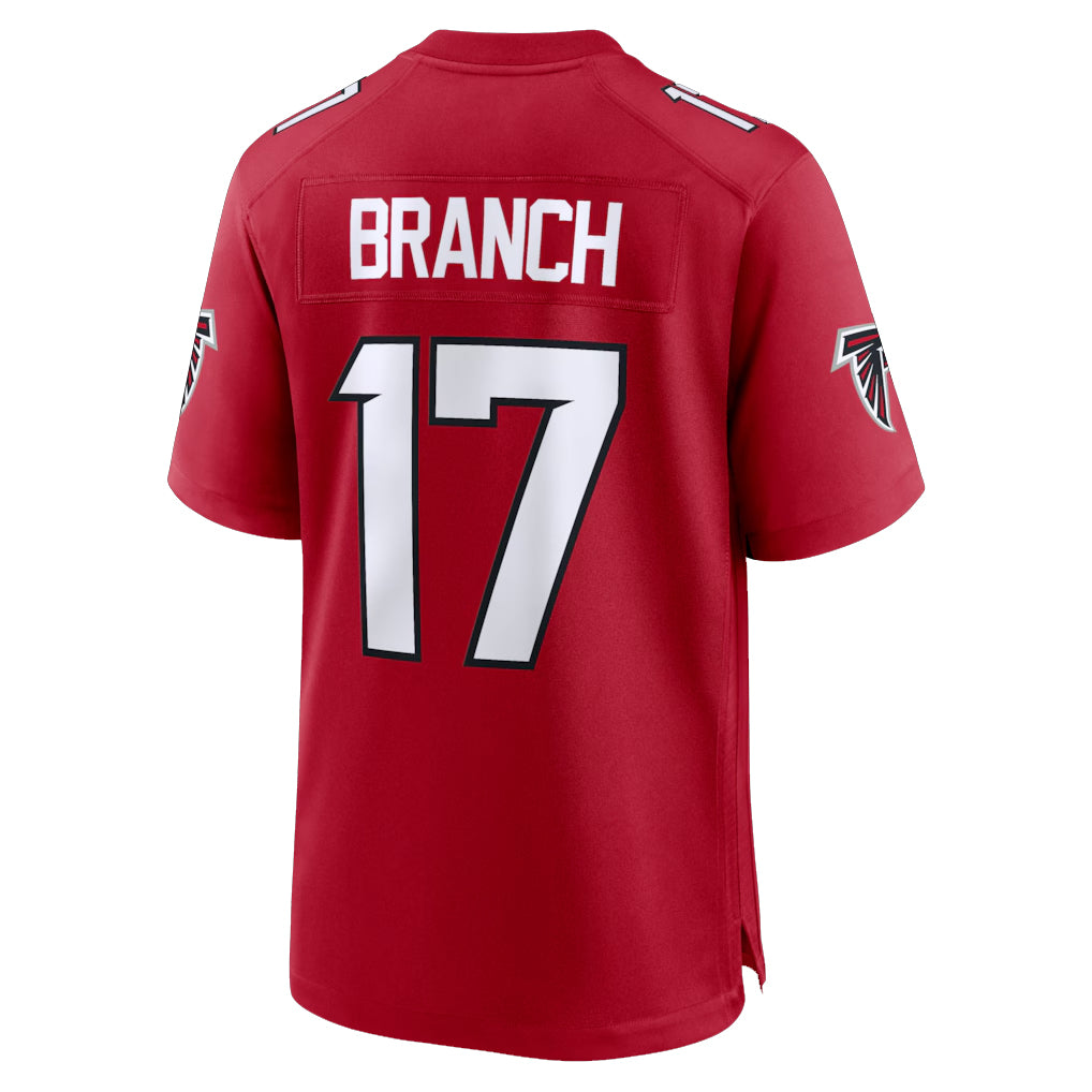 A.Falcons #17 Zachariah Branch Player Red Home Game Hdoa Stitched Jerseys