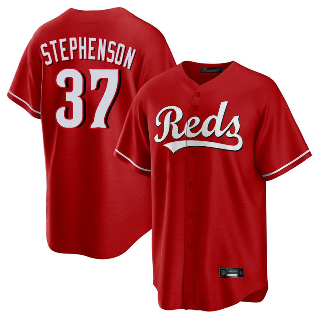 C.Reds #37 Tyler Stephenson Player Red Home Game Hdoa Stitched Jerseys
