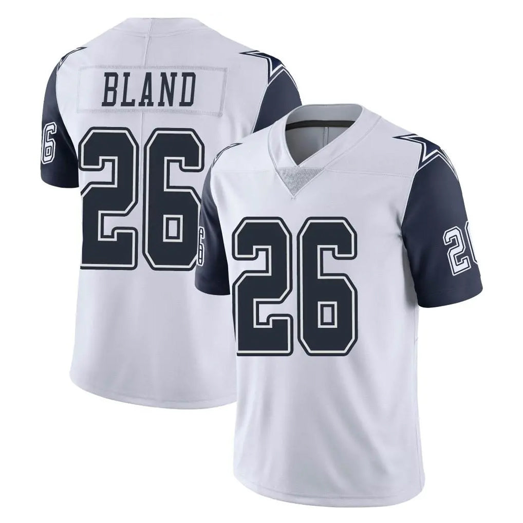 D.Cowboys #26 DaRon Bland Player White-Navy Limited Color Rush Vapor Untouchable Home Game Hdoa Stitched Jerseys