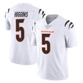 C.Bengals #5 Tee Higgins Player White Vapor Untouchable Limited Home Game Hdoa Stitched Jerseys