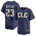 C.Guardians #23 Bo Naylor Player Navy City Connect Limited Home Hdoa Stitched Jerseys