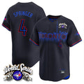 T.Blue Jays #4 George Springer Player Black 2025 American League City Connect Limited Hdoa Stitched Jerseys