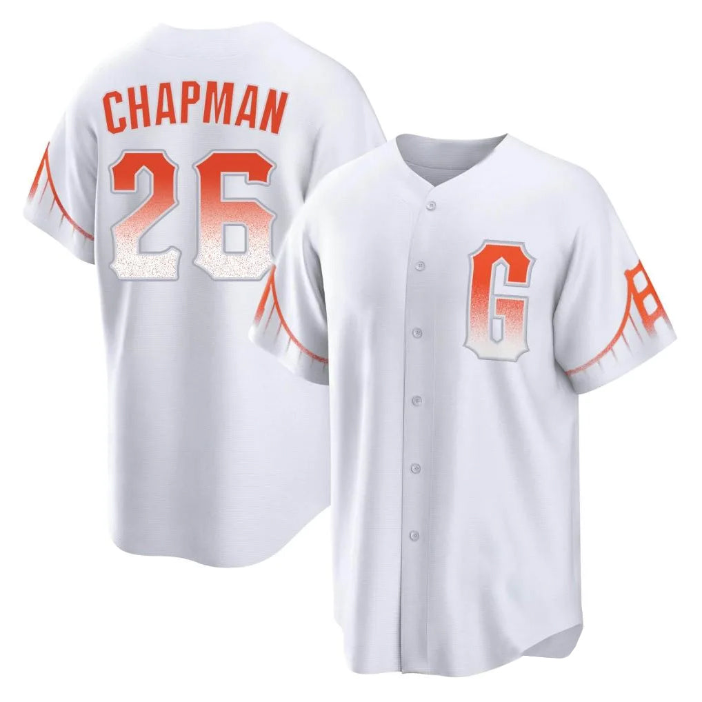 SF.Giants #26 Matt Chapman Player White City Connect Home Game Hdoa Stitched Jerseys