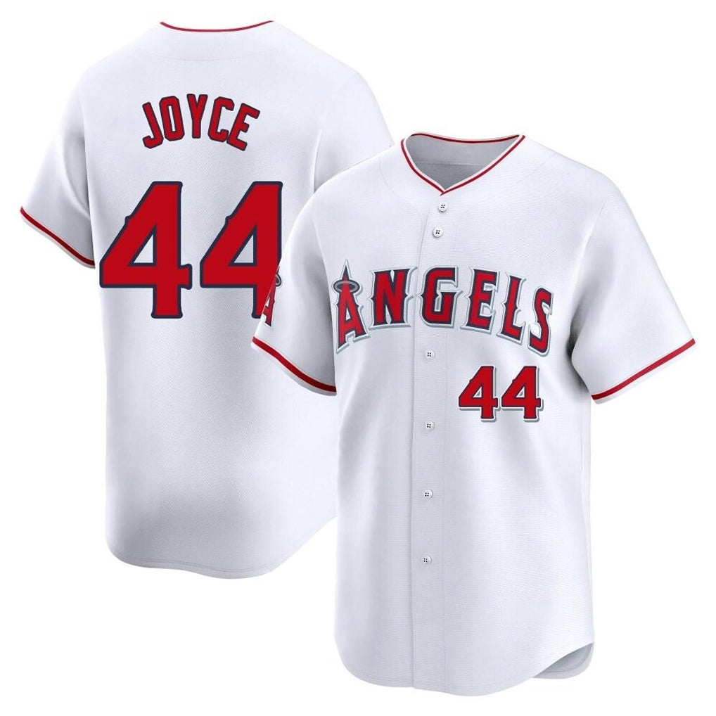 LA.Angels #44 Ben Joyce Player White Limited Home Hdoa Stitched Jerseys