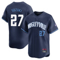 C.Cubs #27 Seiya Suzuki Player Navy City Connect Limited Home Hdoa Stitched Jerseys