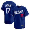 LA.Dodgers #17 Shohei Ohtani Player Royal Limited Home Hdoa Stitched Jerseys