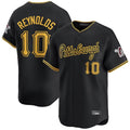 P.Pirates #10 Bryan Reynolds Player Black Alt Home Limited Hdoa Stitched Jerseys