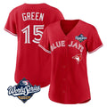 T.Blue Jays #15 Chad Green Player Red 2025 World Series Limited Hdoa Stitched Jerseys