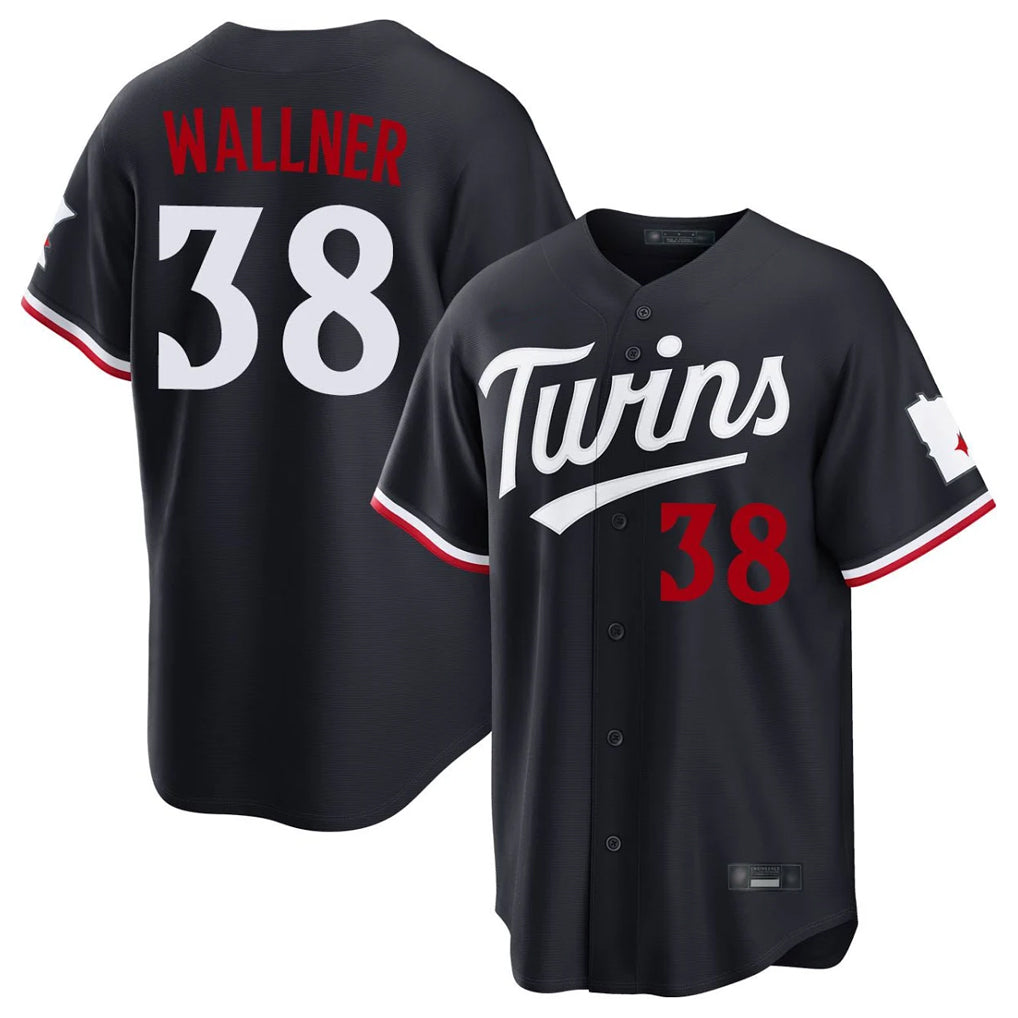 M.Twins #38 Matt Wallner Player Navy Home Game Hdoa Stitched Jerseys
