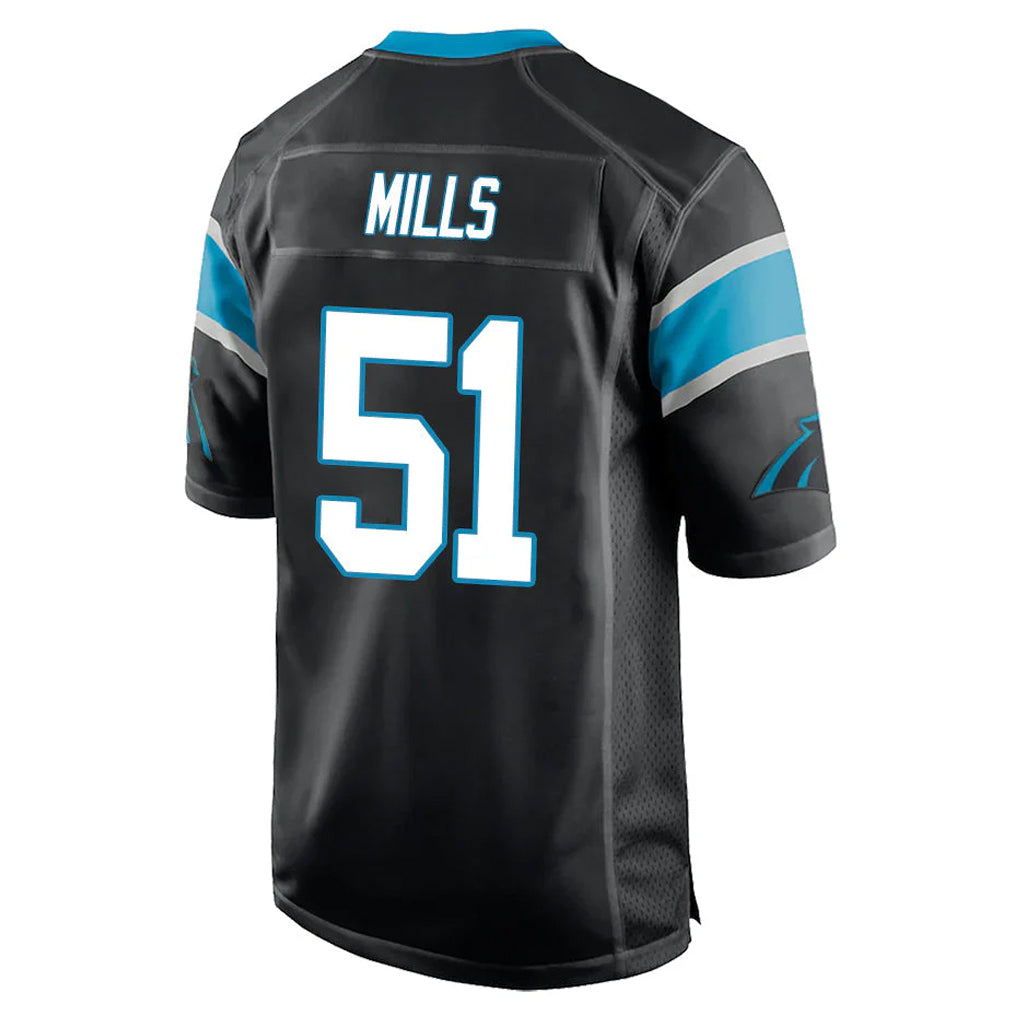 C.Panthers #51 Sam Mills Player Black Game Hdoa Stitched Jerseys