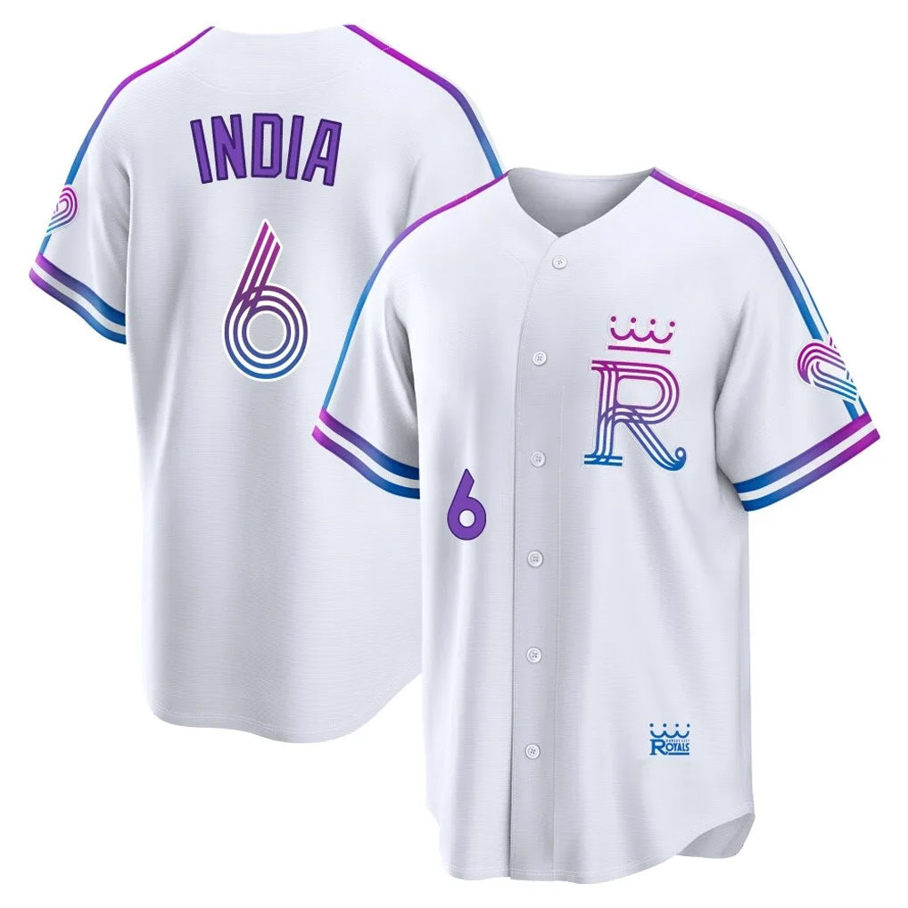 KC.Royals #6 Jonathan India Player White 2026 City Connect Limited Home Hdoa Stitched Jerseys