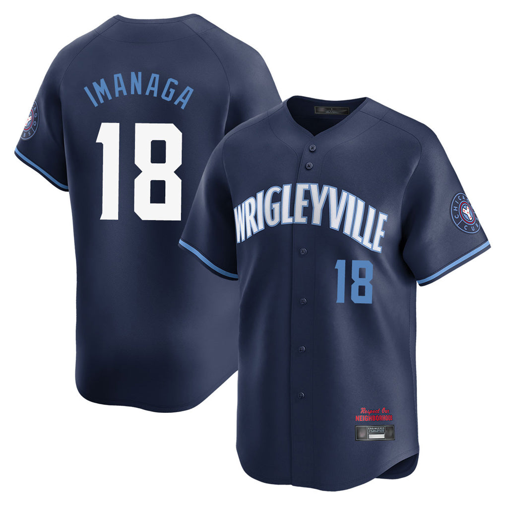 C.Cubs #18 Shota Imanaga Player Navy City Connect Limited Home Hdoa Stitched Jerseys
