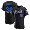 NY.Mets #31 Mike Piazza Player Black Replica Home Limited Elite Hdoa Stitched Jerseys