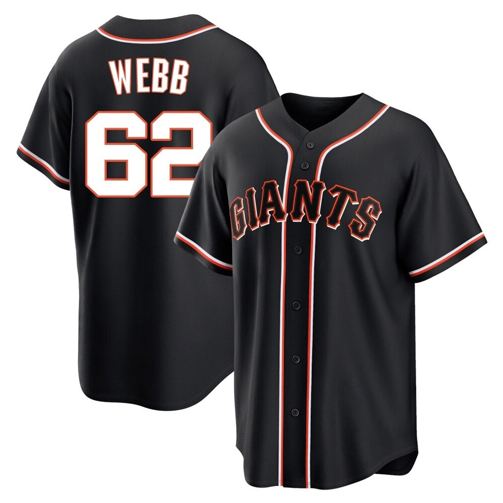 SF.Giants #62 Logan Webb Player Black Fashion Out Home Limited Hdoa Stitched Jerseys