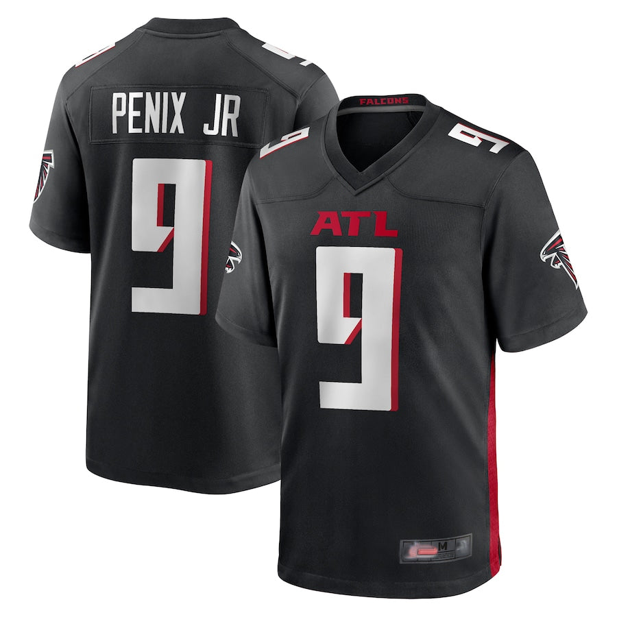 A.Falcons #9 Michael Penix Jr. Player Black Home Game Hdoa Stitched Jerseys