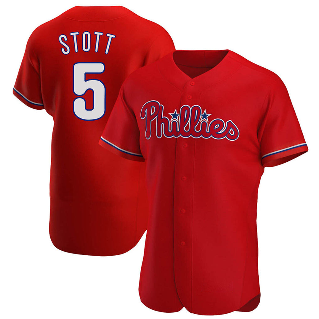 P.Phillies #5 Bryson Stott Player Red Home Limited Elite Hdoa Stitched Jerseys