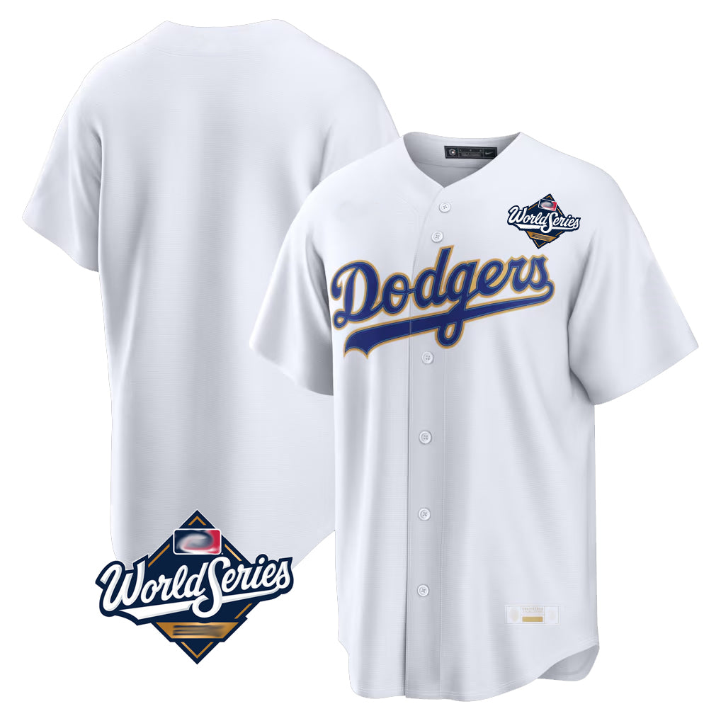 LA.Dodgers ## Dodgers Blank Player Gold White 2026 Collection Stadium Limited World Series Hdoa Stitched Jerseys