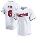 C.Guardians #6 David Fry Player White Limited Home Hdoa Stitched Jerseys
