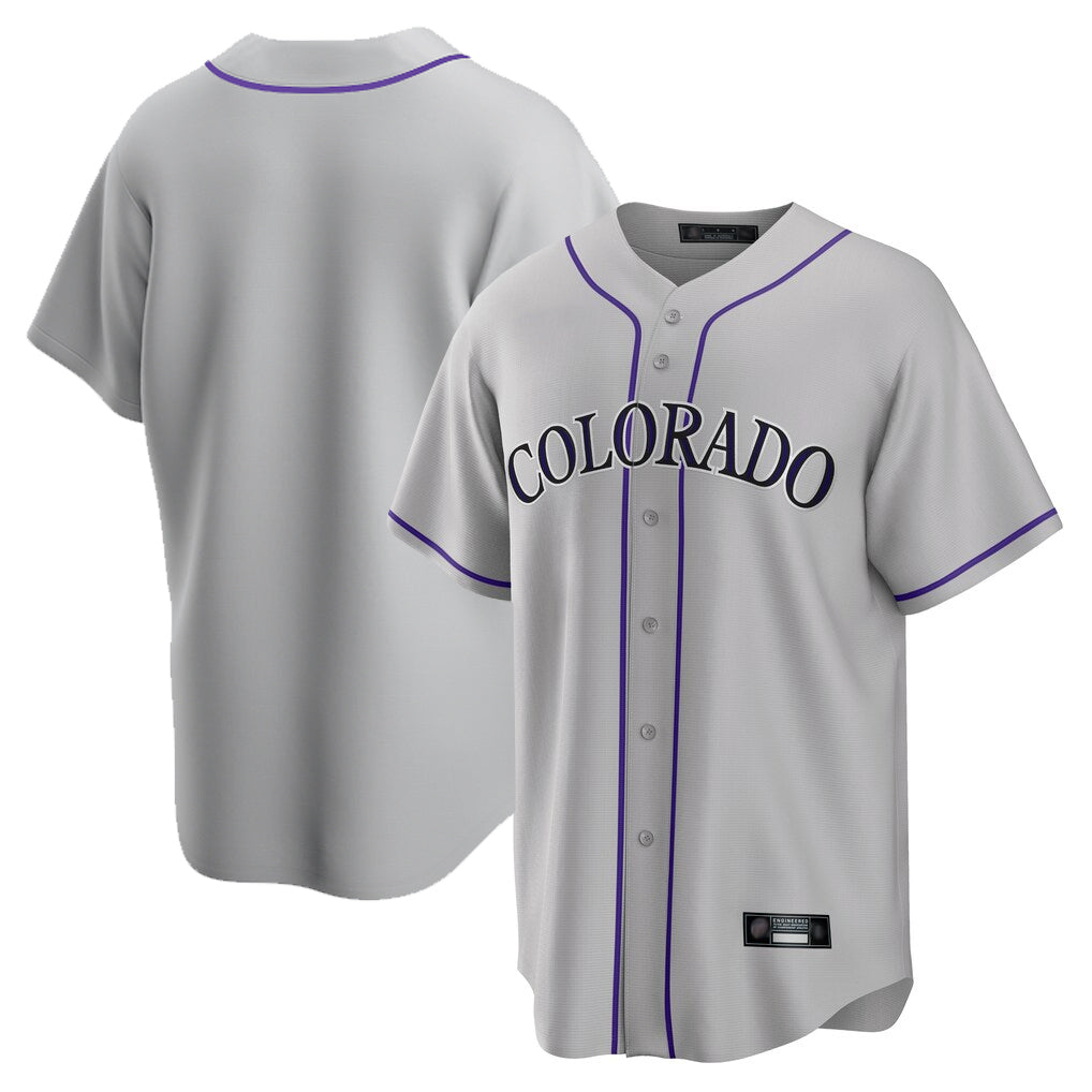 C.Rockies ## Rockies Blank Player Gray Game Home Hdoa Stitched Jerseys