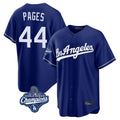 LA.Dodgers #44 Andy Pages Player Royal World Series Meet Game Hdoa Stitched Jerseys