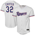 T.Rangers #32 Evan Carter Player White Home Replica Hdoa Stitched Jerseys