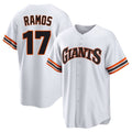 SF.Giants #17 Heliot Ramos Player White Home Game Hdoa Stitched Jerseys
