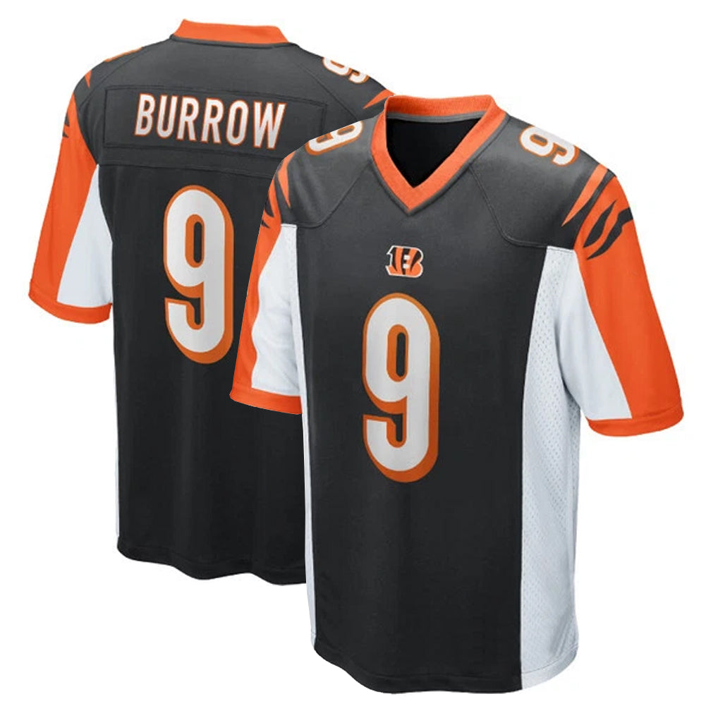 C.Bengals #9 Joe Burrow Player Black Alternate Home Game Hdoa Stitched Jerseys