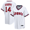 LA.Angels #14 Logan O'Hoppe Player White T-shirt Home Game Hdoa Stitched Jerseys
