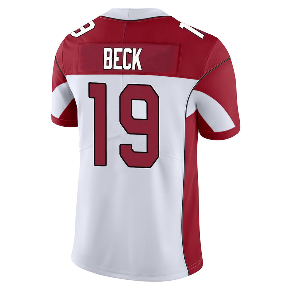 A.Cardinals #19 Carson Beck Player White Vapor Limited Home Game Hdoa Stitched Jerseys