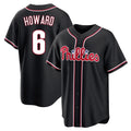 P.Phillies #6 Ryan Howard Player Black Fashion Out Home Game Hdoa Stitched Jerseys