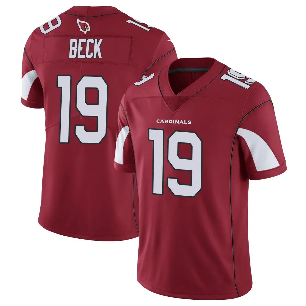 A.Cardinals #19 Carson Beck Player Cardinal Vapor Limited Home Game  Hdoa Stitched Jerseys