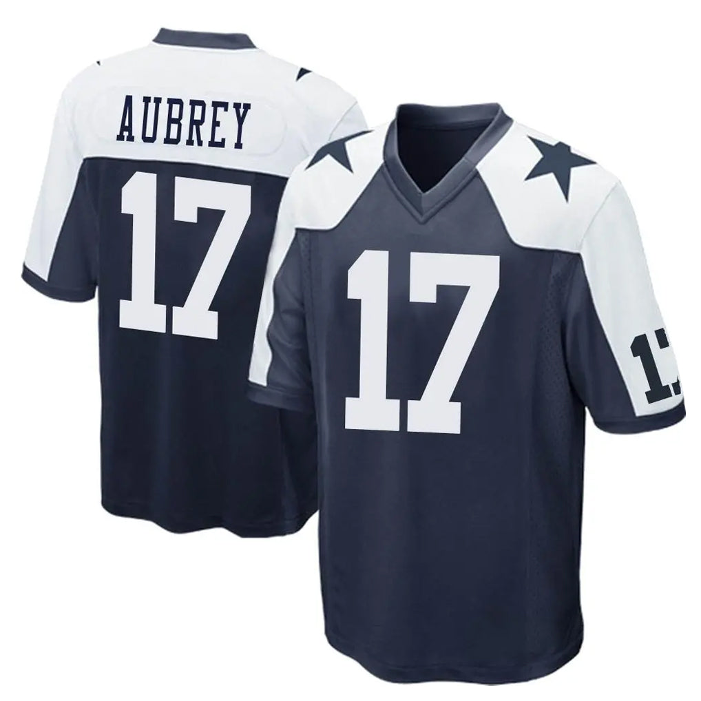 D.Cowboys #17 Brandon Aubrey Player Navy-White Alternate Home Game Hdoa Stitched Jerseys