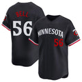 M.Twins #56 Josh Bell Player Navy Home Limited Hdoa Stitched Jerseys
