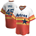 H.Astros #45 Tatsuya Imai Player Rainbow Cooperstown Collection T-shirt Hdoa Stitched Jerseys