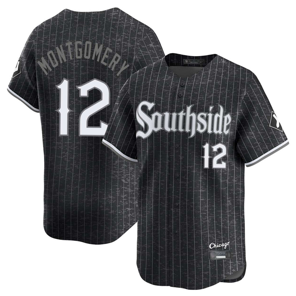 C.White Sox #12 Colson Montgomery Player Black City Connect Limited Home Hdoa Stitched Jerseys