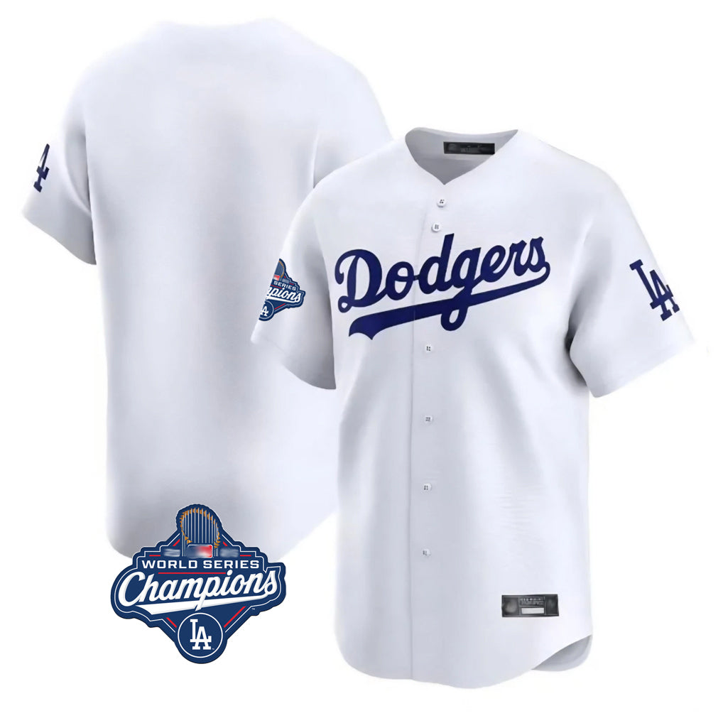 LA.Dodgers ## Dodgers Blank Player White Limited Home World Series Meet Hdoa Stitched Jerseys