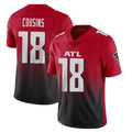 A.Falcons #18 Kirk Cousins Player Red Vapor Untouchable Limited Home Game Hdoa Stitched Jerseys