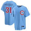 C.Cubs #31 Greg Maddux Player Light Blue Home Game Hdoa Stitched Jerseys