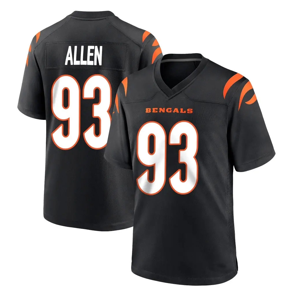 C.Bengals #93 Jonathan Allen Player Black Home Game Hdoa Stitched Jerseys