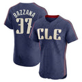 C.Guardians #37 Travis Bazzana Player Navy City Connect Limited Elite Home Hdoa Stitched Jerseys