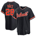 D.Tigers #28 Javier B¨¢ez Player Navy Home Game Hdoa Stitched Jerseys