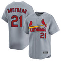St. Louis Cardinals #21 Lars Nootbaar Player Gary Home Limited Hdoa Stitched Jerseys