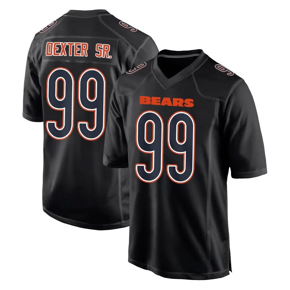 C.Bears #99 Gervon Dexter Sr. Player Carbon Black Fashion Game Hdoa Stitched Jerseys