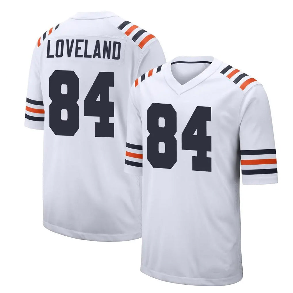 C.Bears #84 Colston Loveland Player White Classic Home Game Hdoa Stitched Jerseys