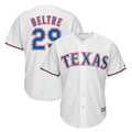 T.Rangers #29 Adrian Beltre Player White Majestic Home Cool Hdoa Stitched Jerseys