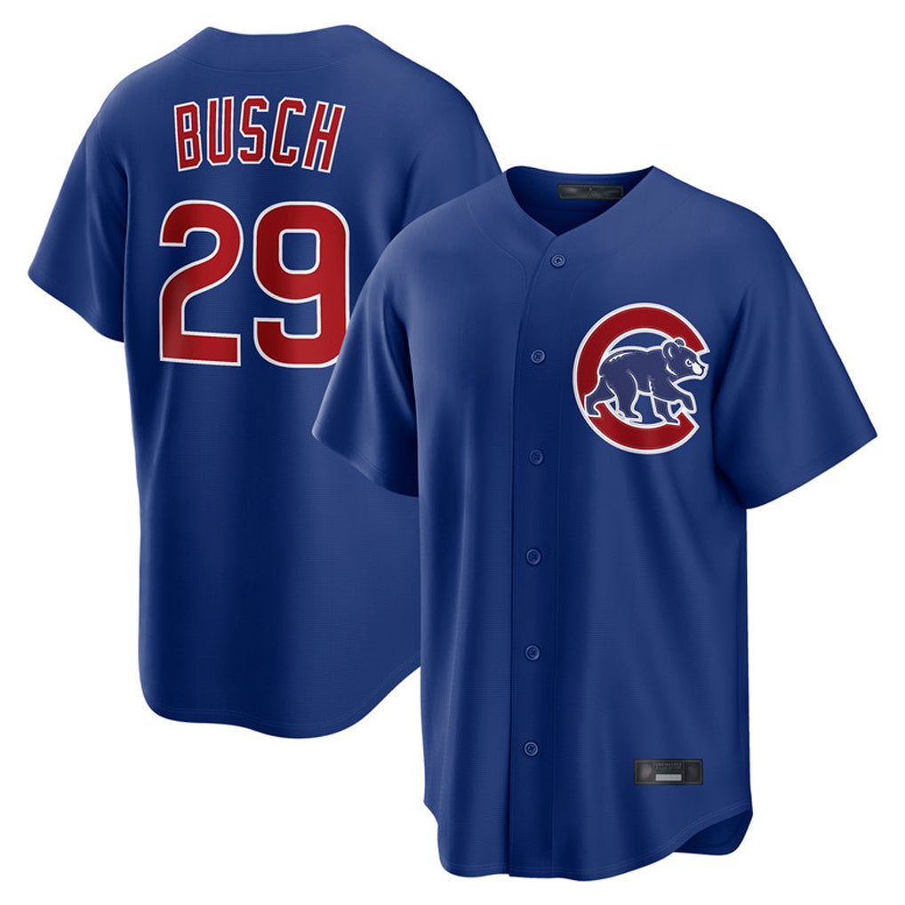 C.Cubs #29 Michael Busch Player Royal Home Game Hdoa Stitched Jerseys