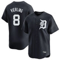 D.Tigers #8 Matt Vierling Player Navy Home Limited Game Hdoa Stitched Jerseys